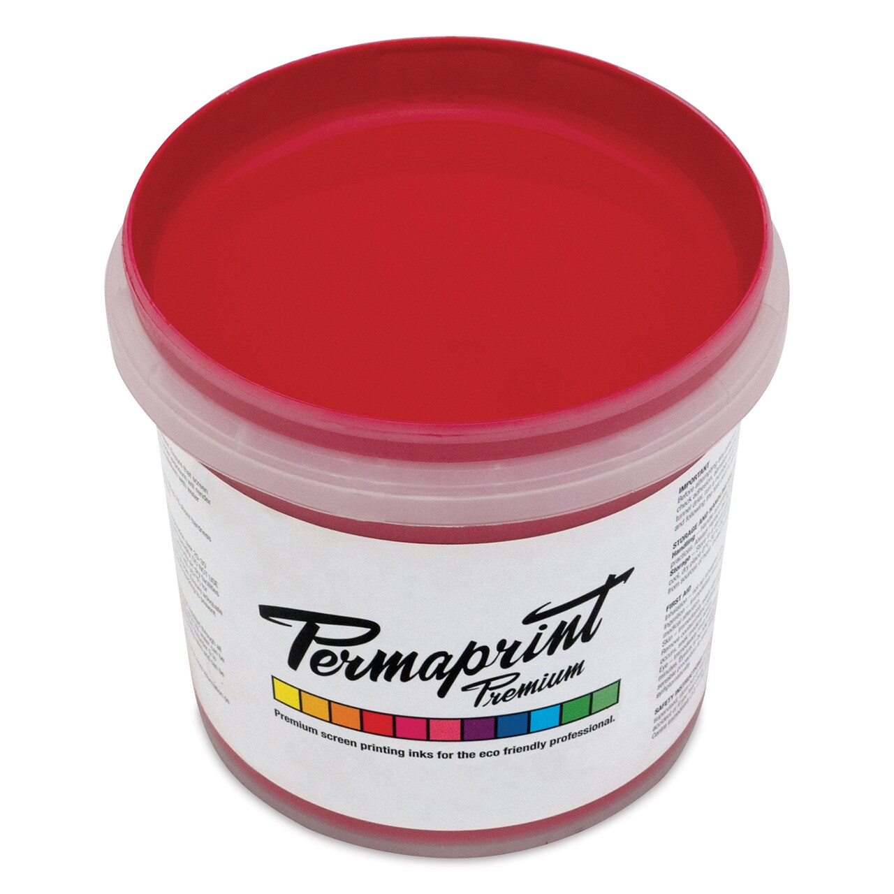 Permaprint Premium Screen Ink - Aquatone Red B/S Carmine, 1 L